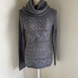 Banana Republic Cable Knit Turtleneck Sweater, S